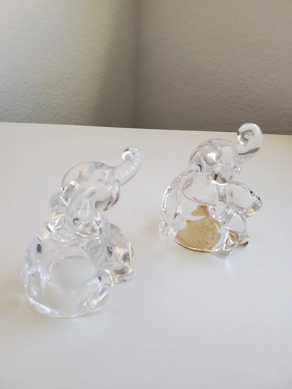 Lenox Elephant Crystal Salt & Pepper Shakers
